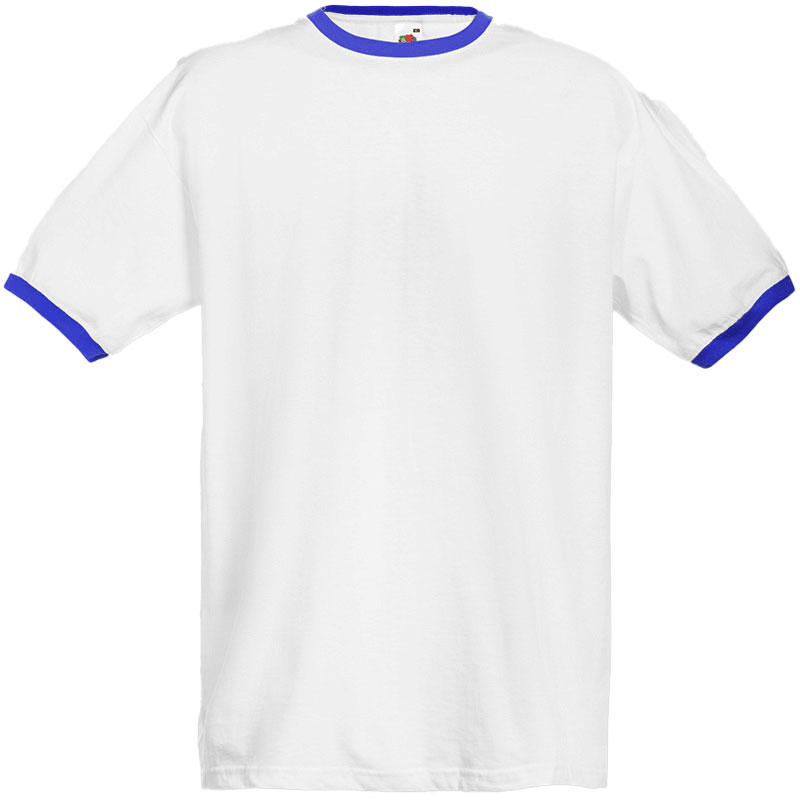 Camiseta Bicolor Ringer Hombre Frontal